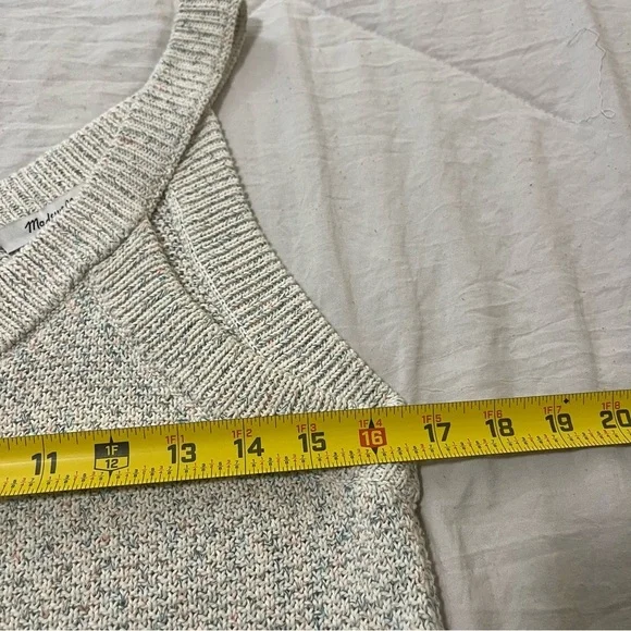 ❌SOLD❌Madewell Rainbow Marled Wakefield Button-Front Sweater Tank Size S - Picture 11 of 12